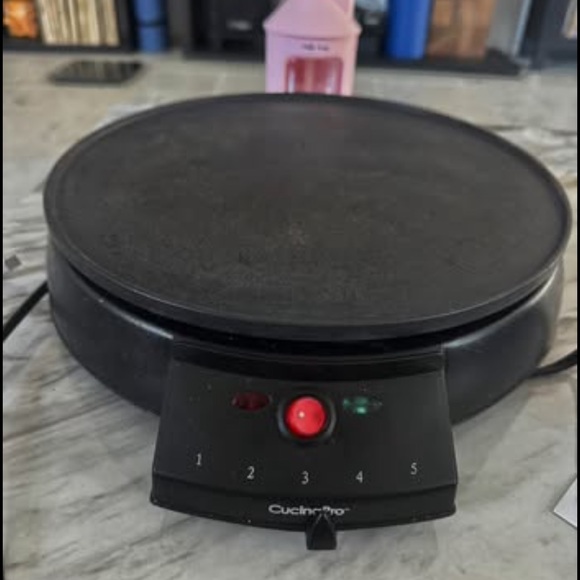 CucinaPro Electric Crepe Maker Black - Picture 1 of 2